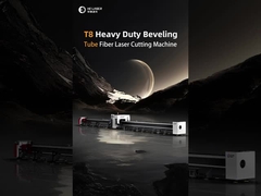 Macchina per il taglio laser a fibra di tubo a 3 Chuck per il taglio di tubi di alluminio in acciaio inossidabile